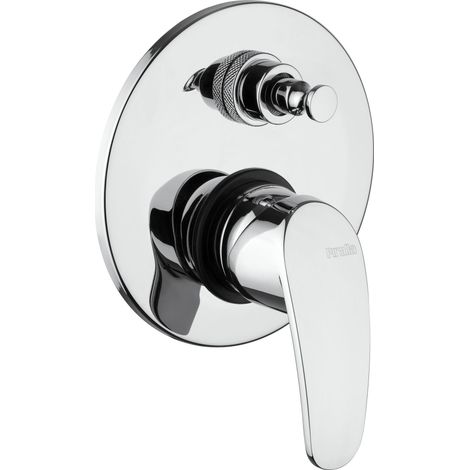 Miscelatore doccia incasso 2 vie con deviatore Piralla Ofelia 0FE00400A22  Cromo