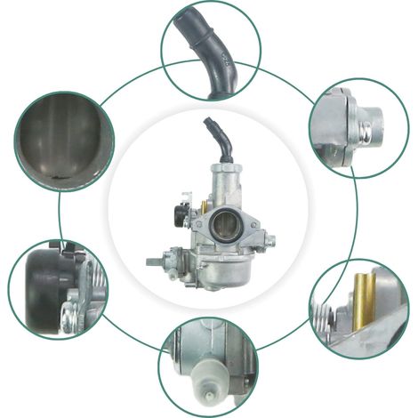 Wave125 carburetor, suitable for Honda XRM125 and Dream125 motorcycles with 23 mm/22.5 mm pistons.--DTEKGAZ