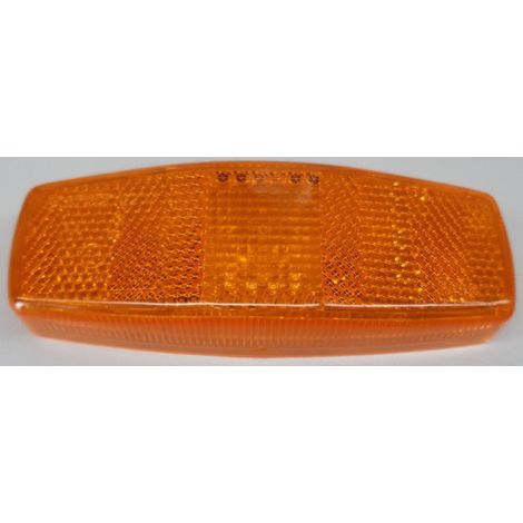 Cabochon feu latéral orange – Éclairage pour remorque – Visibilité accrue – Couleur orange vive pour sécurité routière – CEA