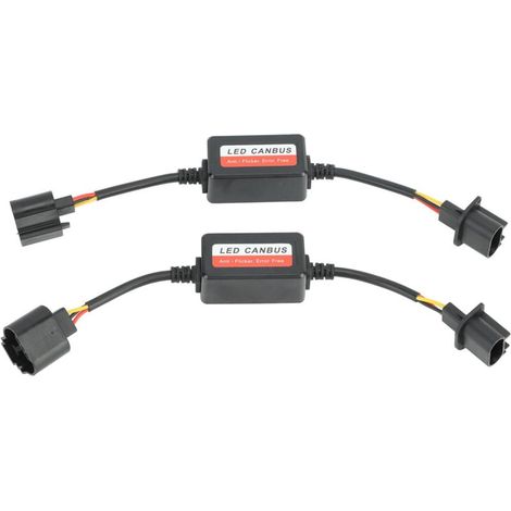 pezzi Decoder per fari a LED, resistore decoder Canbus, resistore Canbus per fendinebbia con connettore H13 9008. (1/5)