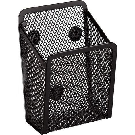 2 Porte-stylos magnétiques, grille métallique, aimants forts, organisateur cuisine bureau casier (1/5)