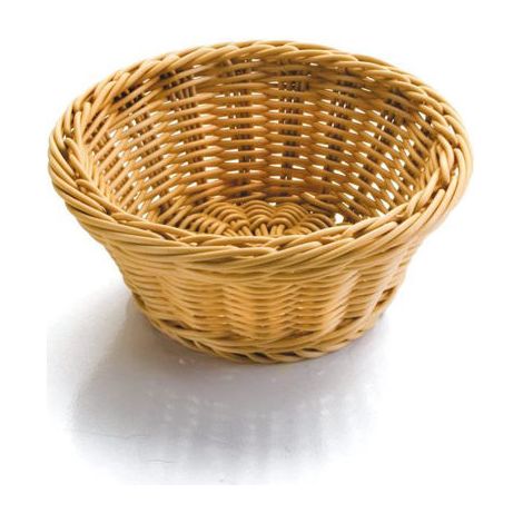 CESTA DE PAN REDONDA 19X19X8CM
