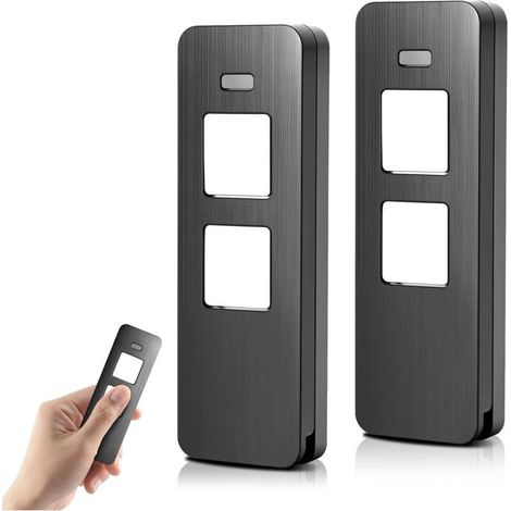 Télécommande 868 MHz compatible Sommer Pearl Twin S10019-00001 – Lot de 2 modèles 2 canaux pour motorisation porte garage (1/5)