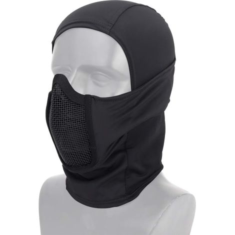 Tactical Clothing Breathable Balaclava Mesh Full Face Mask Airsoft CS Mask Hunting Cycling Hood Neck Warmer (1/5)