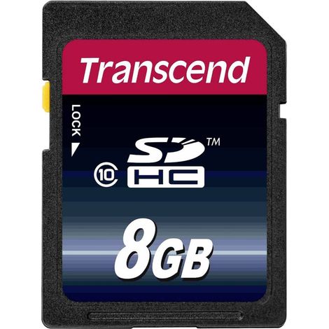 Transcend TS8GSDHC10 mémoire flash 8 Go SDHC NAND Classe 10 (1/3)
