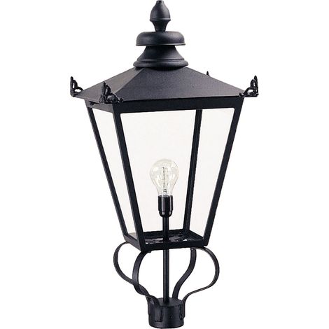 Elstead Wilmslow - Lampione da esterno a 1 luce Nero, E27