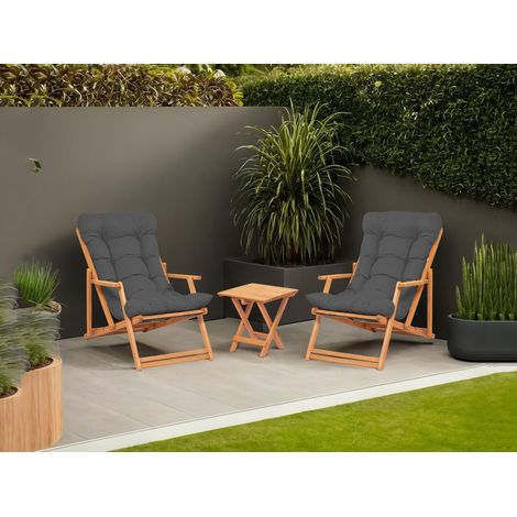 Set Mesa y Sillas Biagio, 2 Plazas, Marrón (1/5)