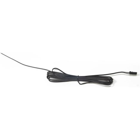 L&S LED Verbindungsleitung 12 V Stecker, Enden verzinnt 2000 mm schwarz anlöten (1/3)