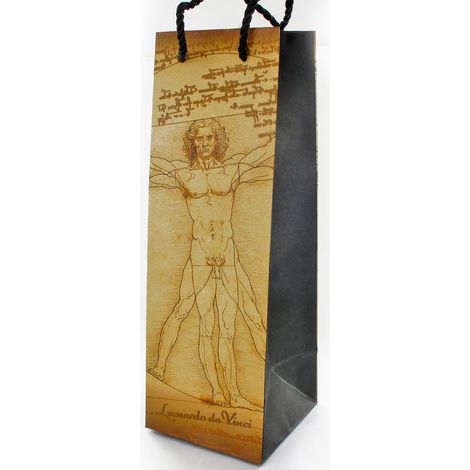 Leonardo da Vinci Vitruvianischer Mann Tasche 35x15x15 Kunst ZUHAUSE