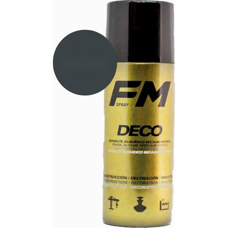 Bombe de peinture gris 400ml Gris fer - RAL 7011