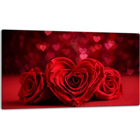 Tabla de cortar de vidrio 52x30 rosas (1/5)
