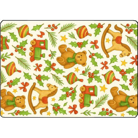 Planche à découper jouets de Noël 28,5 × 20 cm (1/2)