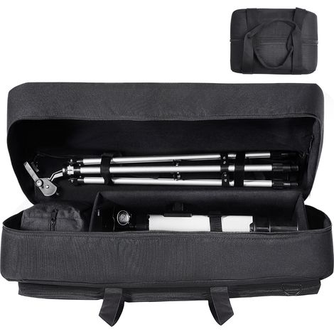 VEVOR Custodia per Telescopio da 762 mm Borsa Portaoggetti per Telescopio con Fibbie Fisse, Multitasche, Divisore Staccabile, Custodia Antiurto per Trasporto del Telescopio per Tubo Ottico e Treppiede