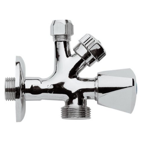 RUBINETTO COMBINATO SOTTOLAVABO-LAVATRICE 1/2 x 3/4 REMER