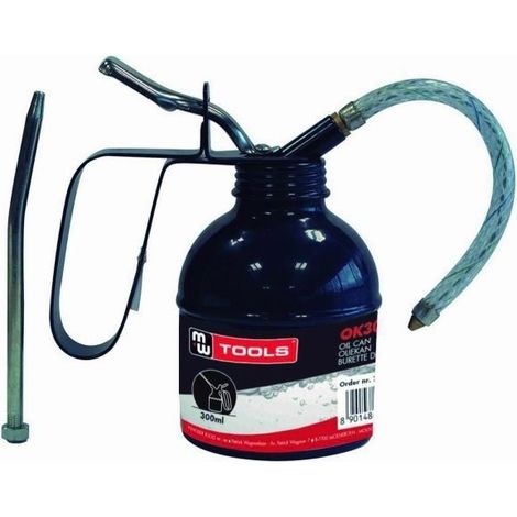 Aceitera metálica profesional 200 ml con caño flexible  METALWORKS                 500 ml