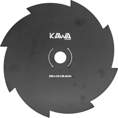 Kawapower Disque 8 dents 255 mm x 25,4 mm x 1,8 mm (1/2)