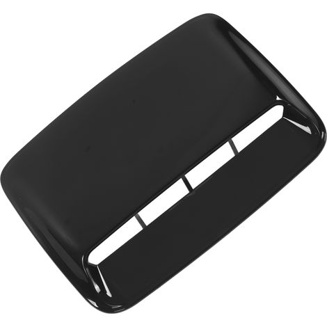 Pare-chocs Capot Aération Grille Noir Brillant Universel pour Tuning Voiture Accessoire Extérieur (1/5)