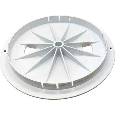 Couvercle de skimmer rond de 25 cm (10 pouces) - Couvercle de filtre de rechange pour piscines extérieures et intérieures-AquaForge (1/5)