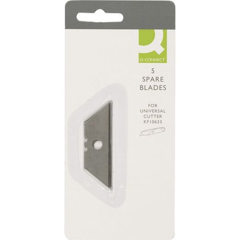 Lames trapezoidales q-connect kf15433 acier 19 mm 60 mm