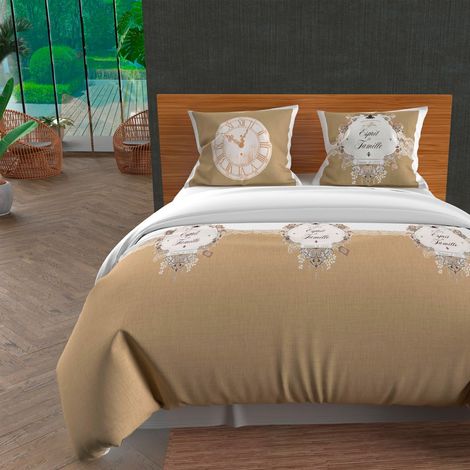 Housse de Couette 260X240 Esprit DE Famille Gris (1/3)