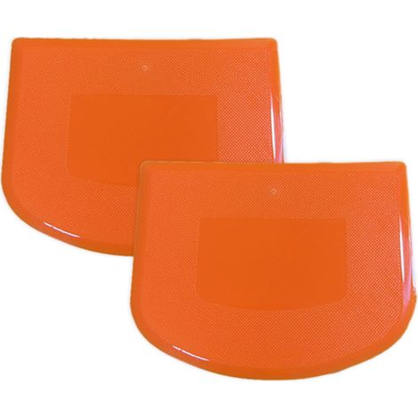 Spatule À Bol - Raclette De Plan De Travail - Outil Polyvalent En Plastique Souple - 11,8 X 9,4 Cm - 2 Pièces (1/5)
