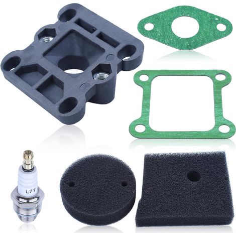 Kit mousse de filtre à air pour moteur Robin NB411 avec joint d'admission de carburateur, pièces détachées de tondeuse (1/5)