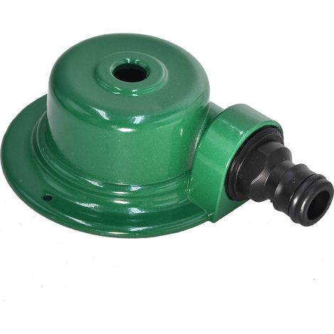 Gartensprenger [Zinklegierung + Chrom] 11 x 8 x 3,5 cm – 1 Stück robuster Sprenger für Rasen und Garten (1/5)