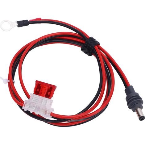 Câble de Charge CC à Joint Torique, Solution d'alimentation Fiable pour Antennes Paraboliques avec Fusible de Coupure d'urgence pour Bateaux de Camping-Car (4) (1/5)