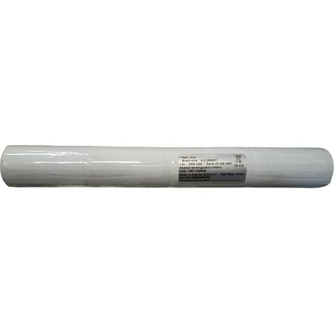 Pacco Batteria per lampade d'emergenza Ni-Cd 4,8V 1500mAh, 5 x Size SC, Alta Temperatura