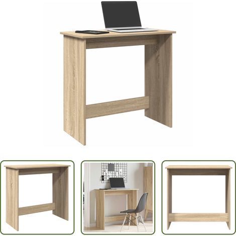 Bureau d'étude - Bureau Chêne Sonoma 80x40x75 cm Aggloméré (1/5)