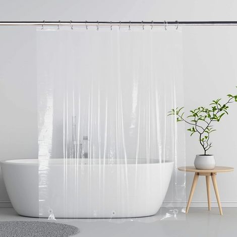 Rideau de douche imperméable résistant 12 œillets sans (1/5)