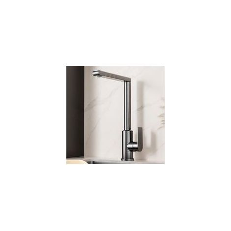 Robinet de cuisine avec cartouche céramique anti-corrosion – Robinet moderne à installation facile avec contrôle précis du débit (1/5)