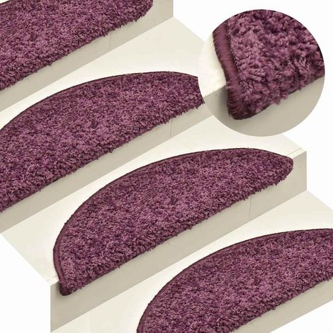 Maison Exclusive - Stufenmatten 15 Stk. 65x21x4 cm Dunkelviolett (1/5)