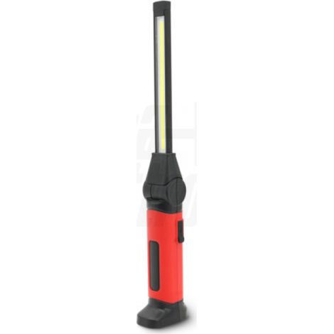 Alpha electronic bend series linterna led portátil a batería 10w 6500k - jo468pw