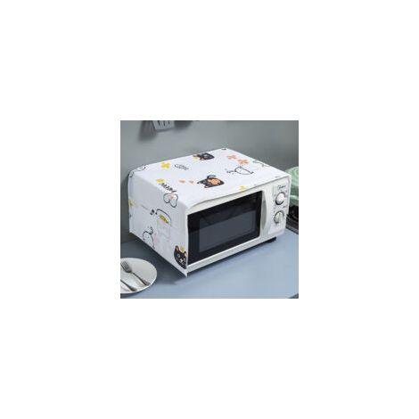 Housse De Protection Micro-Ondes À Micro-Ondes À Micro-Ondes À Micro-Ondes avec Poches De Rangement Decor De Maison Decor Cuisine Toaster Appliance Protector (1/5)