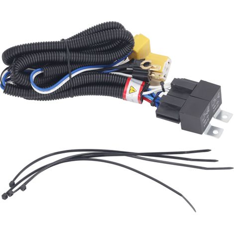 Kit de cableado universal para relés de faros delanteros, ideal para soluciones de iluminación automotriz de alta gama que solucionan problemas de parpadeo y baja luminosidad fabricado en cerámica de
