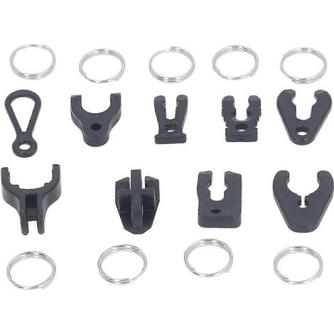 9 clés universelles en plastique pour interrupteur de sécurité hors-bord avec anneaux porte-clés pour jet ski (1/5)