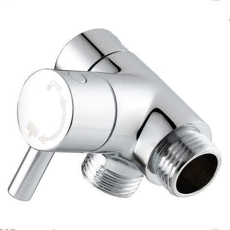 Umstellventil für Duscharm, Messing G1/2, Ersatzteil für 3-Wege-Duschsystem, manuelle Montage mit A-Perf-AquaForge-Brausekopf