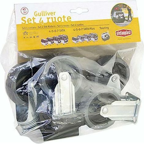 Stefanplast Set 4 Ruote per Trasportino (compatibile con tutti i modelli Gulliver) (1/5)