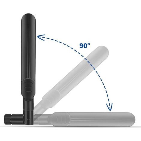 2 Paquets Antenne 4G LTE 3G GSM SMA Mâle 8dBi pour Orange SFR Bouygues Telecom Free Mobile Huawei ZTE 4G LTE Routeur Passerelle Modem Point d'accès (1/4)