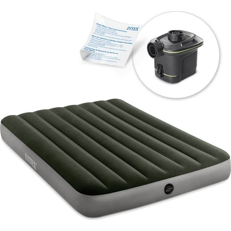 Colchón hinchable 191x137x25 cm con bomba eléctrica INTEX 64778