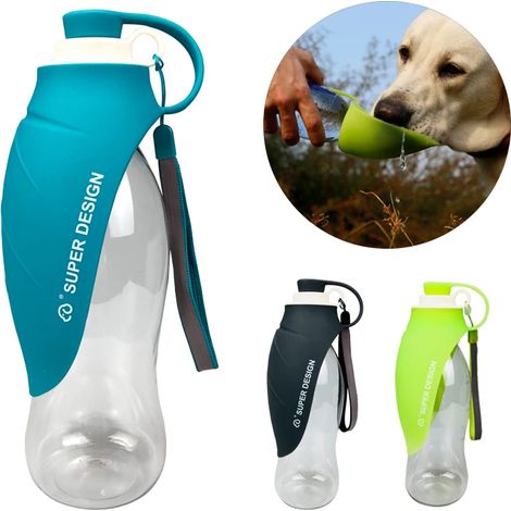 Gamelle de voyage portable pour chien avec bouteille d'eau (1/5)