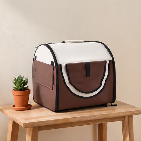 Caisse de transport pour animaux caffè 61 x 46 x 51 cm (1/5)