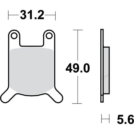 Pastiglie freno TRW MCB508