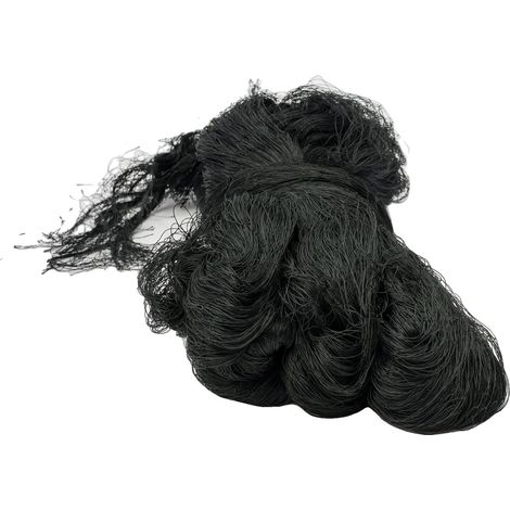 Rete anti-uccelli, protezione UV, design antistrappo, nera (1/2)