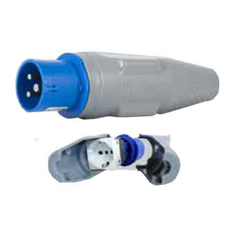 ADATTATORE CONVERTISPINA spina 2P+T 16A 230V CEE - presa