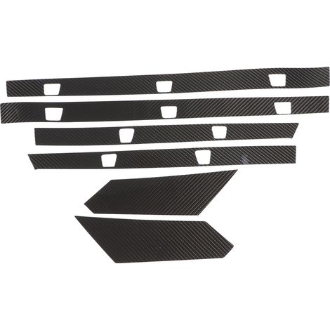 Lot de 6 bas de caisse latéraux en fibre de carbone avec protection et aileron, pour Polaris RZR PRO XP 2021 et versions ultérieures. (1/5)