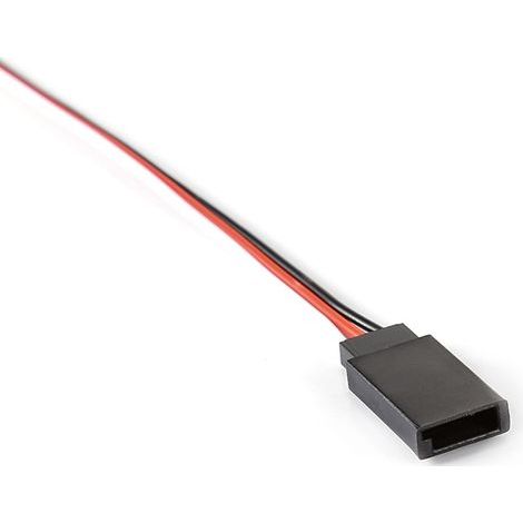 10 Pièces Câbles d'Extension Servo 150 mm, Connecteurs Mâle-Femelle Compatibles Futaba JR (1/4)