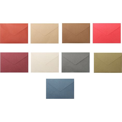 50 enveloppes kraft brun foncé, pochettes triangulaires autocollantes avec doublure vintage, papier adhésif (1/5)