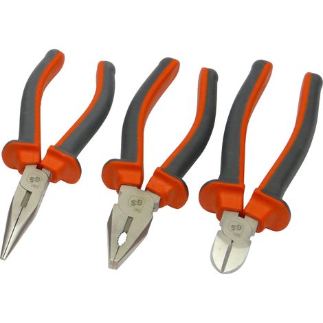 FAMEX Set de pinces de qualité DIY - 3-pièces, 3960-3